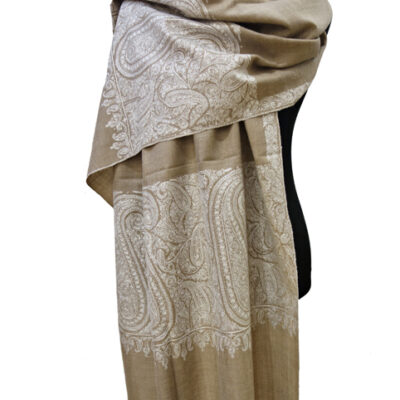 Cashmere Stola bestickt