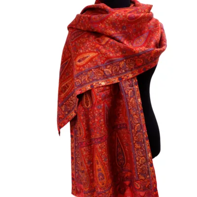 Kaschmirschal Kani rot