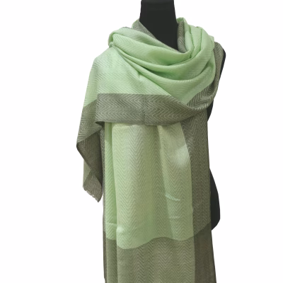 Kaschmirschal pistazie grün