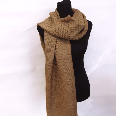 Seidenschal Eri braun