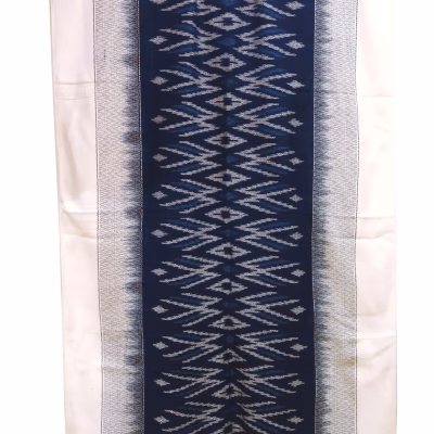 Wandteppich / Läufer Indigo Ikat