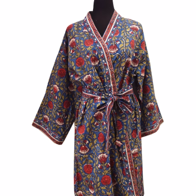 Kimono kurz blau