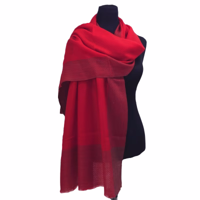 Kaschmirschal rot